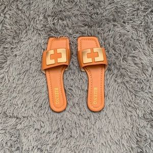 Square Detail Sandals